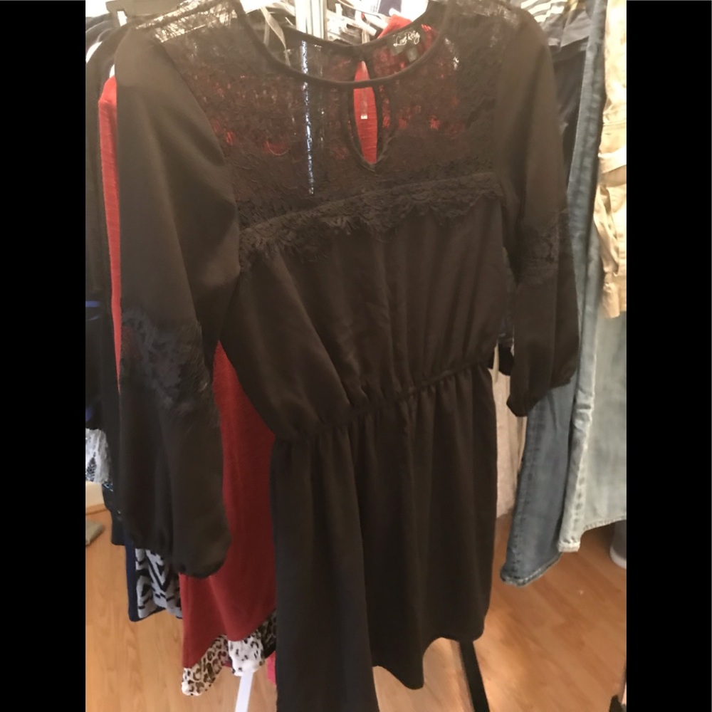 Love reign black dress small s new